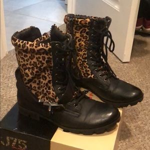 Leopard Boots